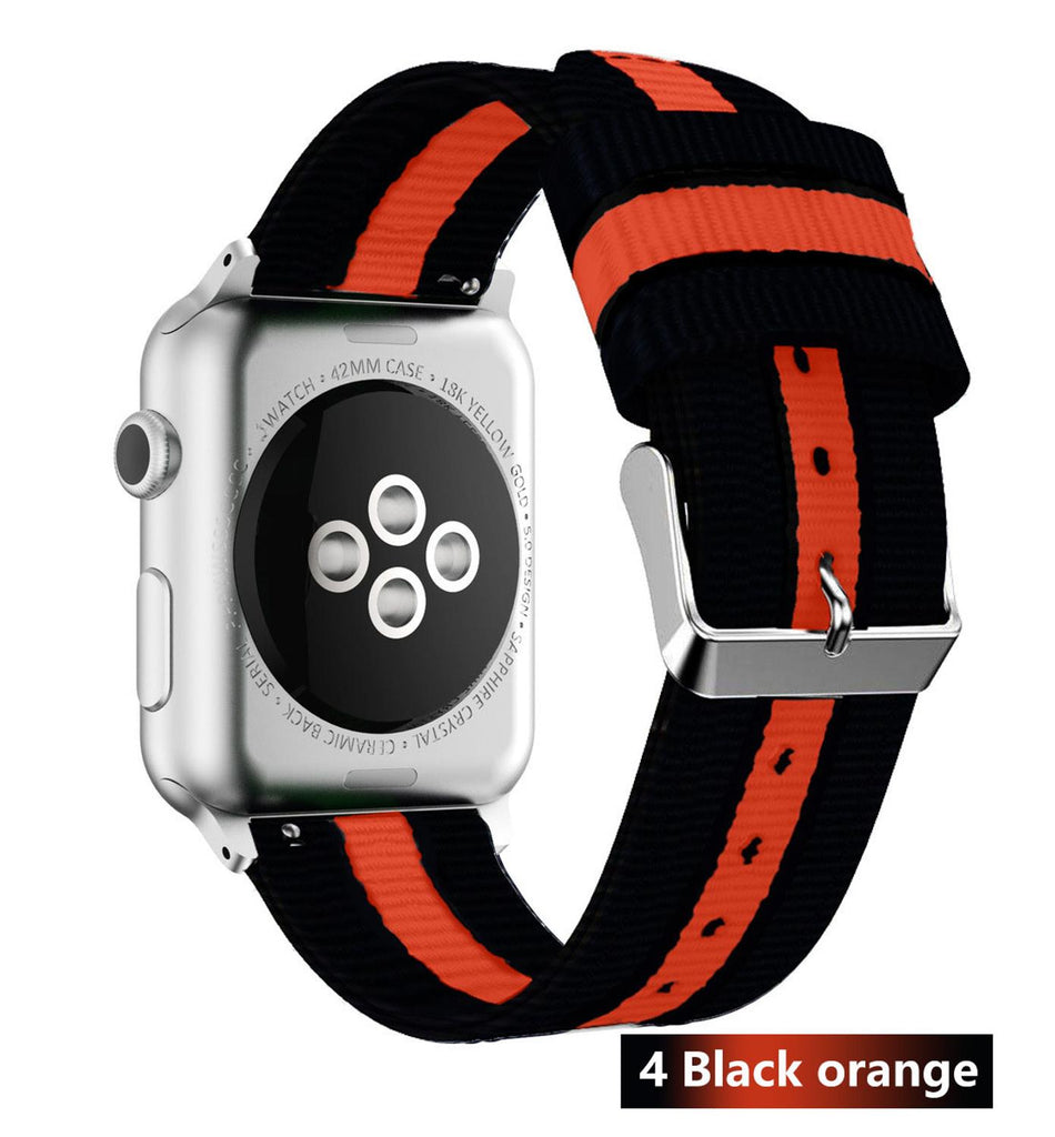 Nylon strap For Apple Watch 5 4 band 44mm/42mm iwatch 3 band 40mm/38m pulseira woven canvas wrist bracelet belt watch Accessories