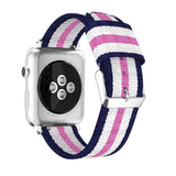 Nylon strap For Apple Watch 5 4 band 44mm/42mm iwatch 3 band 40mm/38m pulseira woven canvas wrist bracelet belt watch Accessories