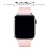 Leather loop bracelet Modern Buckle Band For Apple Watch Series 5 4 40mm/44mm bracelet strap for iWatch Series 3/2/1 38mm/42mm