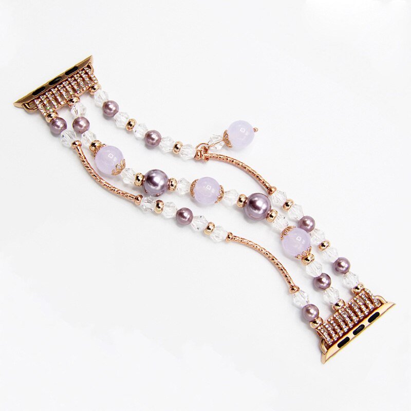 Crystal Diamond Watch Starp For Apple Watch band 38/42mm Bracelet Band For iwatch series 3 2 1 loop Luxury Wristband Accessories