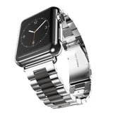 Stainless Steel Strap Wrist Band Replacement Durable Folding Metal Clasp for Apple Watch 44mm 40mm series 5 4 3 iwatch 38mm 42mm