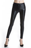 Sexy liquid Wet Look Shiny Metallic Stretch 70s 80s Neon Glossy Skinny Leggings Disco Dance Costume Pants