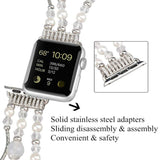 Crystal Diamond Watch Starp For Apple Watch band 38/42mm Bracelet Band For iwatch series 3 2 1 loop Luxury Wristband Accessories