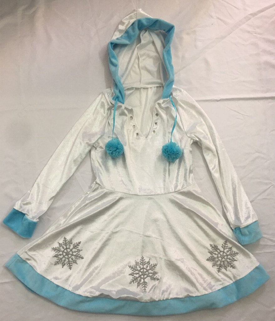 Deluxe Blue Christmas Tree Costumes Christmas Party Dress Santa Claus Costumes Women Sexy Dreamy Snow Maiden Xmas Dress