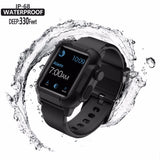 Waterproof Shock Proof Impact Resistant case for Apple Watch series 3 2 Soft Silicone band for iwatch band 42mm accessories