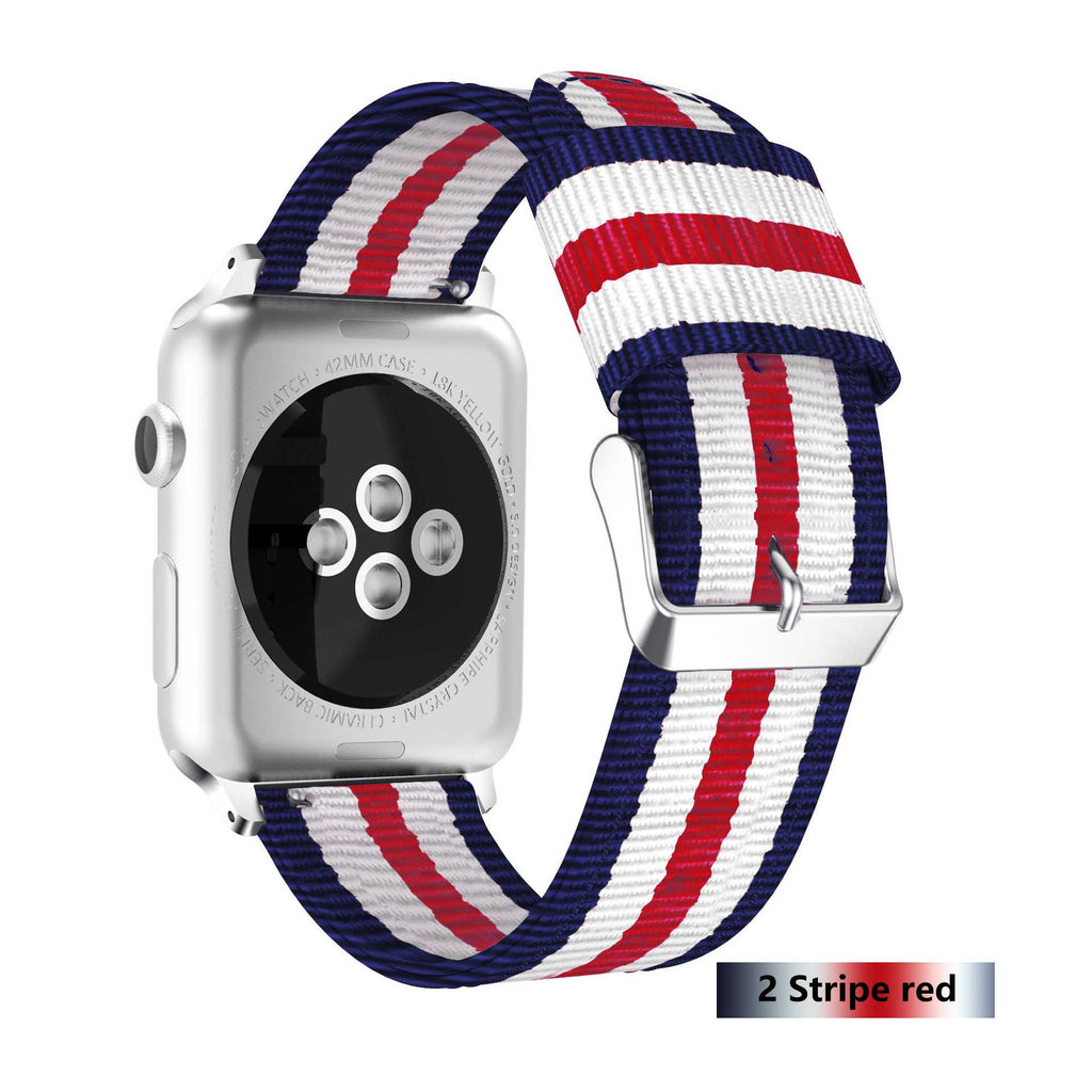 Nylon strap For Apple Watch 5 4 band 44mm/42mm iwatch 3 band 40mm/38m pulseira woven canvas wrist bracelet belt watch Accessories