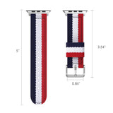 Nylon strap For Apple Watch 5 4 band 44mm/42mm iwatch 3 band 40mm/38m pulseira woven canvas wrist bracelet belt watch Accessories