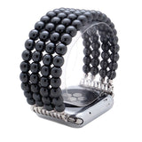 Fashion Jewelry Watch Strap for Iwatch 5 4 3 Bracelet Bead String Wristband Replacement Apple Watchband Women Girl Wriststrap