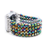 Fashion Jewelry Watch Strap for Iwatch 5 4 3 Bracelet Bead String Wristband Replacement Apple Watchband Women Girl Wriststrap