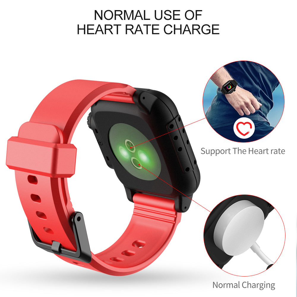 Waterproof Shock Proof Impact Resistant case for Apple Watch series 3 2 Soft Silicone band for iwatch band 42mm accessories