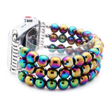 Fashion Jewelry Watch Strap for Iwatch 5 4 3 Bracelet Bead String Wristband Replacement Apple Watchband Women Girl Wriststrap