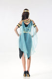 5 Pcs Deluxe Sexy Ancient Egyptian Costumes Pharaoh Empress Cleopatra Queen Halloween Cosplay Clothing for Girl's Fancy Dress