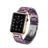 Resin strap for apple watch band 42mm 38mm 40mm 44mm correa pulseira watch band for iwatch Bracelet series 5 4 3 2 1 watchband