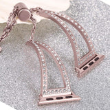Diamond watch Bands For Apple Watch 38mm 42mm 40mm 44mm iwatch band Series 5 4 3 2 1 Stainless Steel strap Women Bracelet