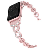Diamond Stainless Steel strap For Apple Watch band 38mm 42mm 40mm 44mm Bracelet woman watchband for iWatch Series 4 3 2 1 belt