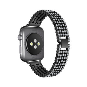 Diamond Strap For Apple Watch band 44mm 40mm 42mm 38mm Luxury watchband Stylish Crystal belt bracelet iWatch series 3 4 5 se 6