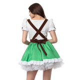 Adult Women Oktoberfest Beer Girl Maid Costume Bavarian German Wench Dirndl Fancy Dress