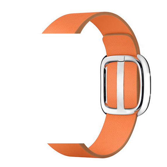 Leather loop bracelet Modern Buckle Band For Apple Watch Series 5 4 40mm/44mm bracelet strap for iWatch Series 3/2/1 38mm/42mm