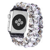 Ceramic Watchband for Apple Watch 44mm 40mm 38mm 42mm Smart Watch Band Strap Bracelet Ceramic Bead Watchband for iWatch SE 6 5 4