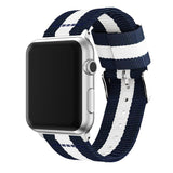 Nylon strap for Apple watch band 44mm 40mm iWatch band 42mm 38mm Stripe belt watchband bracelet apple watch series 3 4 5 se 6