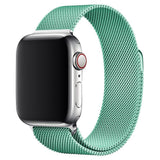 Teal Green Milanese Apple Watch Band