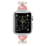 Diamond Band Strap For Apple Watch Iwatch 4 3 2 1 Band 42mm 44mm Stainless Steel Replace Strap For Band 38 40mm Woman Bracelet