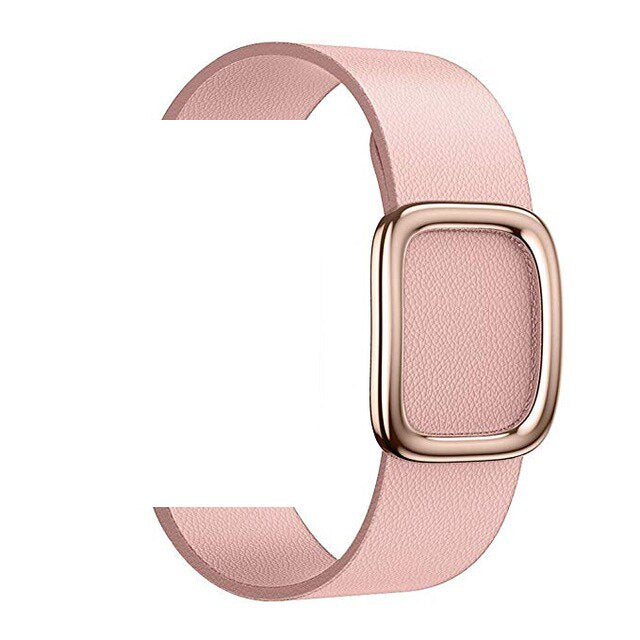 Leather loop bracelet Modern Buckle Band For Apple Watch Series 5 4 40mm/44mm bracelet strap for iWatch Series 3/2/1 38mm/42mm