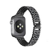 Diamond Strap For Apple Watch band 44mm 40mm 42mm 38mm Luxury watchband Stylish Crystal belt bracelet iWatch series 3 4 5 se 6