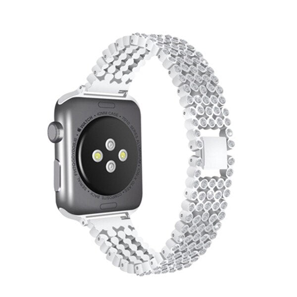 Diamond Strap For Apple Watch band 44mm 40mm 42mm 38mm Luxury watchband Stylish Crystal belt bracelet iWatch series 3 4 5 se 6