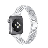 Diamond Strap For Apple Watch band 44mm 40mm 42mm 38mm Luxury watchband Stylish Crystal belt bracelet iWatch series 3 4 5 se 6