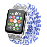 Ceramic Watchband for Apple Watch 44mm 40mm 38mm 42mm Smart Watch Band Strap Bracelet Ceramic Bead Watchband for iWatch SE 6 5 4
