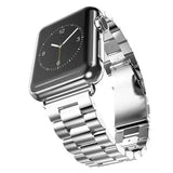 Stainless Steel Strap Wrist Band Replacement Durable Folding Metal Clasp for Apple Watch 44mm 40mm series 5 4 3 iwatch 38mm 42mm