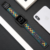 New Leather Strap for Apple Watch 5 4 band 42mm 38mm 40mm 44m Nylon Strap for iWatch Series 1 2 3 4 5 Bands Sport loop 44mm 42mm
