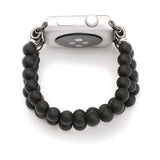 Retro Buddha Beads Elastic Bracelet BeltFor Apple Watch Band 38mm 40mm 42mm 44mm Watchbands iWatch Strap Series 2 3 4 5 6 SE