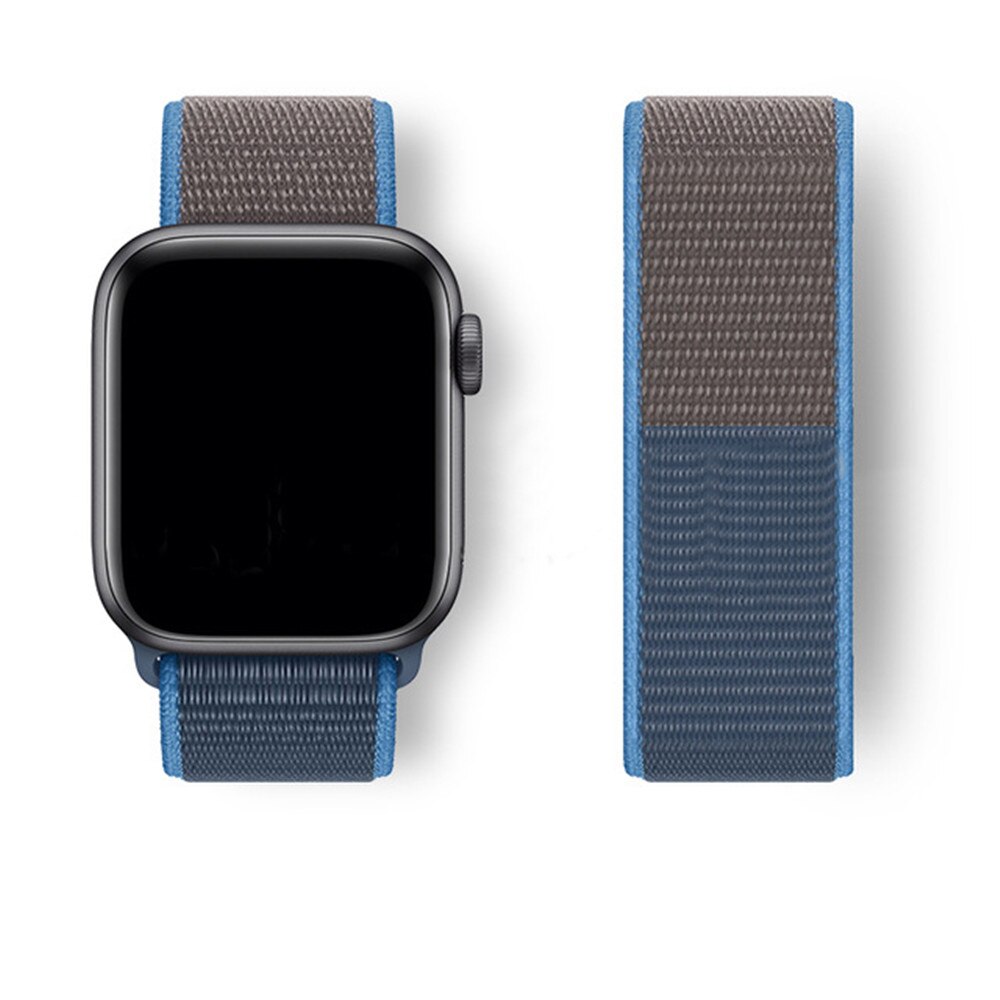 Nylon Loop Strap For Apple Watch 6/SE/5/4 42MM 44MM Band Replacement Wristband For iwatch 3/2/1 38MM 40MM Bracelet Accessories