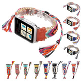 Fabric Braided Rope Strap for Apple Watch band 5 4 2 40/44mm 38/42mm nylon Adjustable Bracelet Band Watchband for iWatch 5/4/3/2