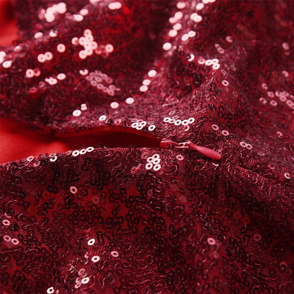 Backless Mermaid Shining Evening Dress Sequinde Formal Dress Sexy Sleeveless Suspenders Prom Gown V-neck Robe