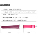 Band for Apple Watch 5/4/3/2/1 Sport Bracelet 42 mm 38 mm leather Strap For iwatch bands Series 5 4 Accessories