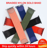 Nylon Braided Solo Loop Elastic Strap for Apple Watch Series 6 Se Band for IWatch Serie 6 5 4 3 Bands Belt Bracelet 40mm 44mm