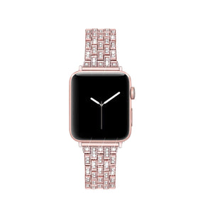 women Diamond watch strap For Apple Watch Band 38mm 42mm 40mm 44mm stainless steel strap iWatch series 5 4 3 2 1 bracelet belt