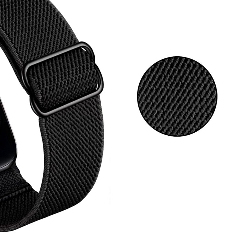 Adjustable Elastic Nylon solo Loop Strap for Apple watch band 44mm 40mm 38mm 42mm Scrunchie bracelet iWatch series 3 4 5 6 se
