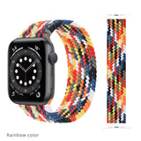 Solo Loop Nylon strap for Apple Watch Band Braid 44mm 40mm 38mm 42mm Elastic Sports Bracelet iWatch series 3 4 5 se 6 strap