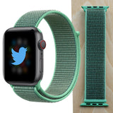 High Quality Nylon Sport Loop Replacment for Apple Watch band 44mm Series 5 4 3 2 1 Breathable Woven Strap 42mm iwatch 40mm 38mm