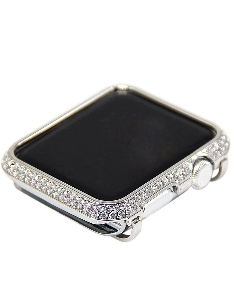 Luxury Diamond Case+Stainless Steel strap For Apple Watch