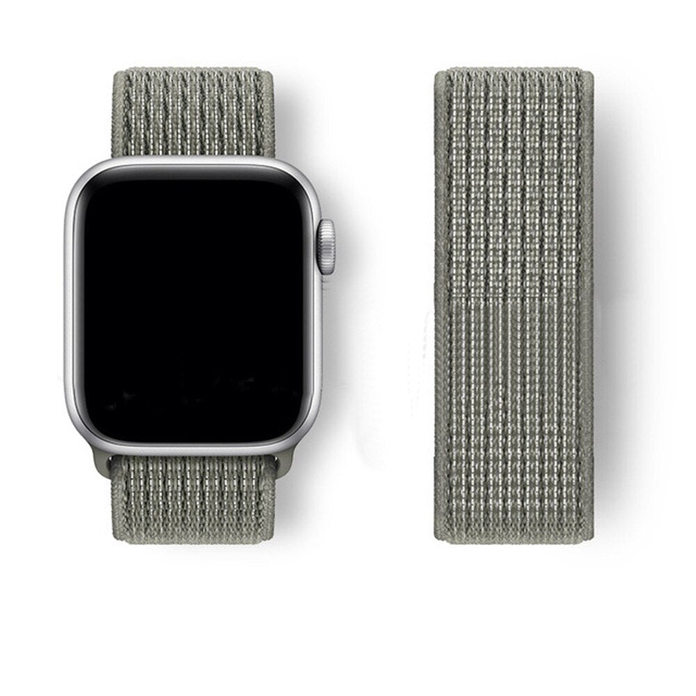 Nylon Loop Strap For Apple Watch 6/SE/5/4 42MM 44MM Band Replacement Wristband For iwatch 3/2/1 38MM 40MM Bracelet Accessories