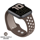 Band for Apple Watch 5 4 3 2 1 42MM 38MM soft Breathable strap Silicone Sports bands for Nike+ Iwatch series 5 4 3 40mm 44mm