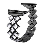 Apple Watch Band Women Diamond Bracelet Stainless Steel strap