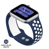 Band for Apple Watch 5 4 3 2 1 42MM 38MM soft Breathable strap Silicone Sports bands for Nike+ Iwatch series 5 4 3 40mm 44mm