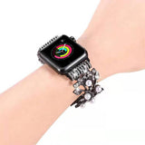 Pearl Diamond Strap for Apple Watch Band 6 44mm 40mm 38mm 42mm Women Jewelry Metal Belt for iWatch Bands Serie SE 5 4 3 Bracelet