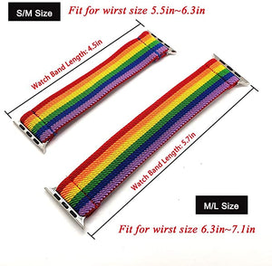 Elastic Watch Band for Apple Watch 5 6 4 Scrunchie Band 38mm 40mm 42mm 44mm Casual Women Strap Bracelet for iwatch series 6 5 4